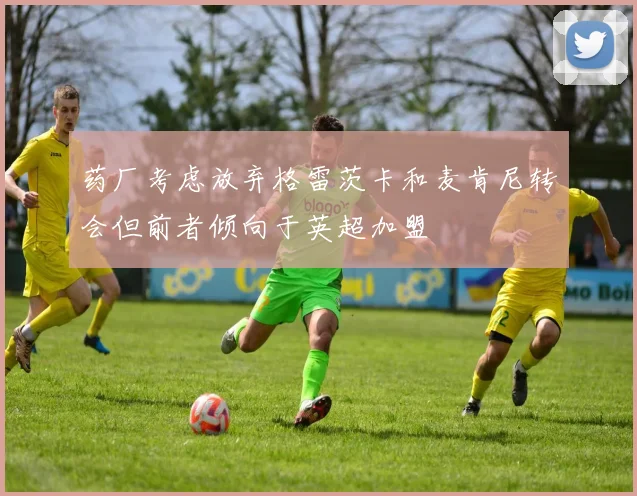 药厂考虑放弃格雷茨卡和麦肯尼转会但前者倾向于英超加盟